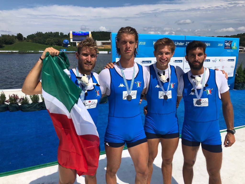 Canottaggio, 35 atleti con medaglia ai Mondiali Under 23, Italia da applausi