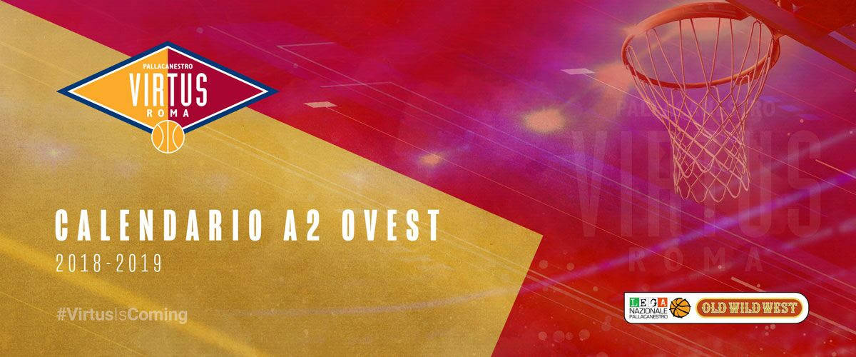 A2 Ovest, la Virtus Roma debutterà con il Cassino, al PalaLottomatica anche in chiusura di regular season