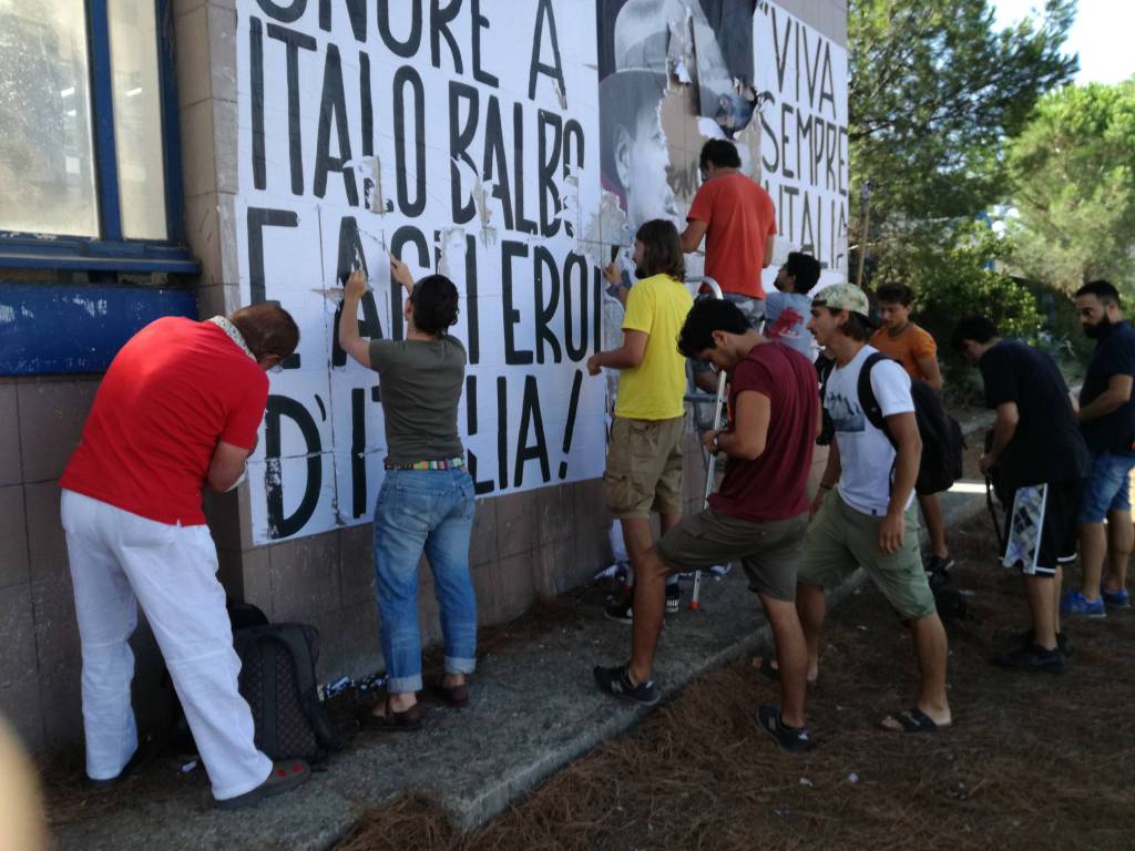 Ostia X Municipio, Anpi rimuove manifesto di Casapound