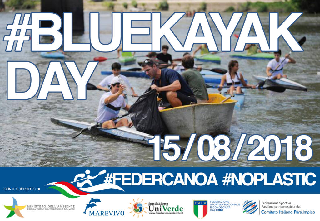 #BLUEKAYAK DAY, a Ferragosto tutti in canoa per tutelare le nostre acque