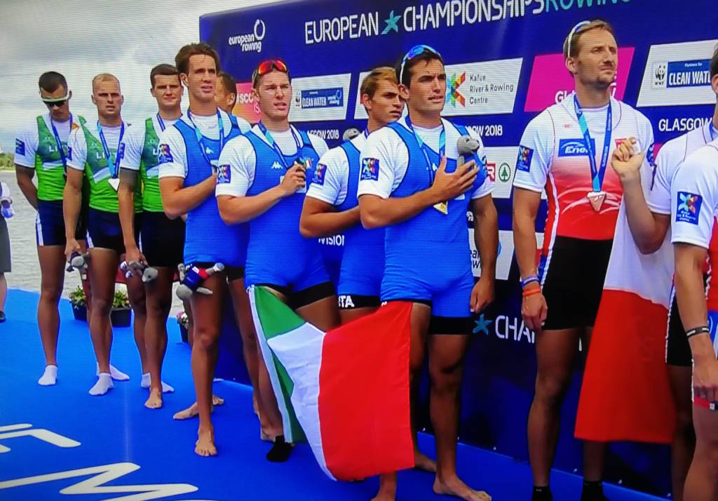 Fiamme Gialle, Il quattro di coppia azzurro è campione d’Europa