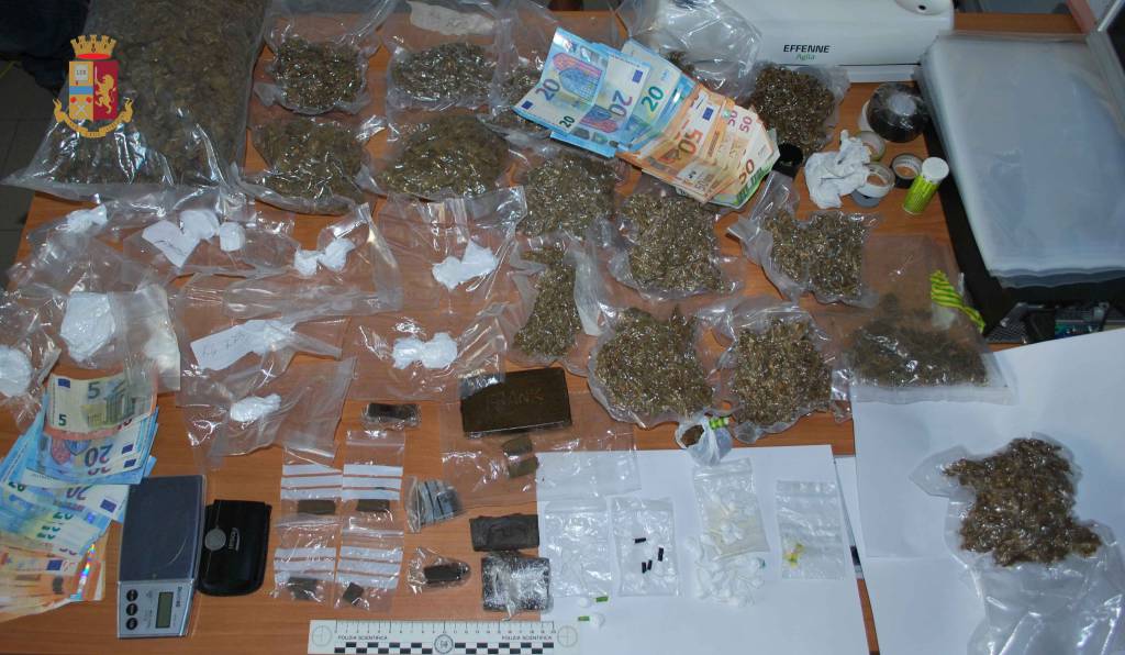 Nettuno, sequestrati oltre 2 chili di marijuana oltre ad hashish e cocaina