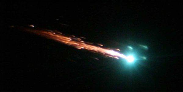 Anzio, un meteorite sorvola il cielo: bolide avvistato a Lavinio