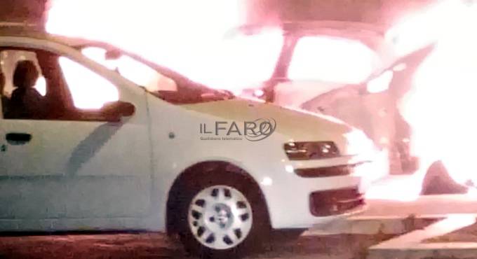 Incendio auto 7 agosto 2018 a Fiumicino