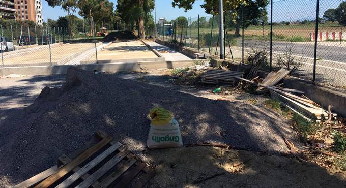 Alessio Berardo: “Parco Leonardo, il cantiere adiacente al Parco delle Idee giace abbandonato”