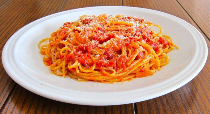 spaghetti amatriciana
