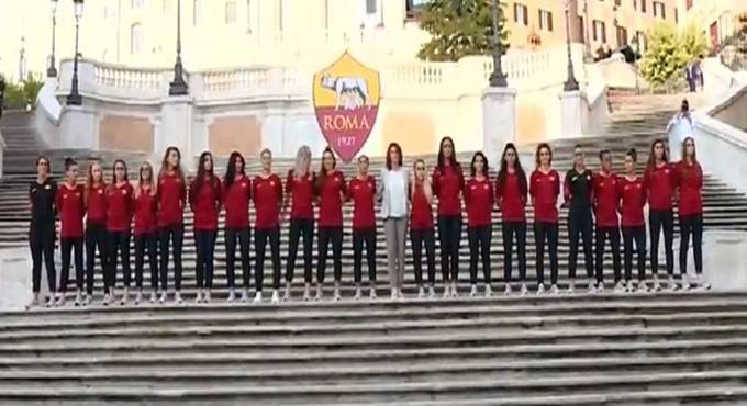 Presentata l’AS Roma femminile e il I Trofeo Luisa Petrucci