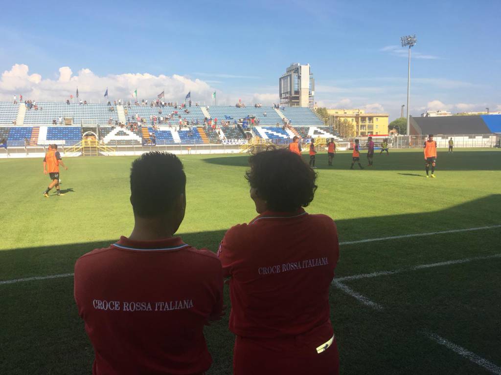 Latina Calcio, alla Croce Rossa locale, l’assistenza sanitaria ai giocatori, Rufo: “Un riconoscimento alla nostra professionalità, grazie ai dirigenti”