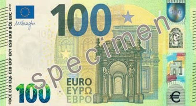 nuova banconota 100 euro