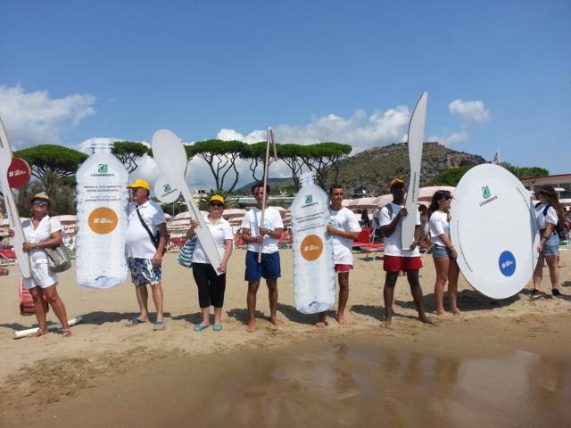 Terracina, grande successo per lo snorkeling contro le plastiche organizzato da Legambiente