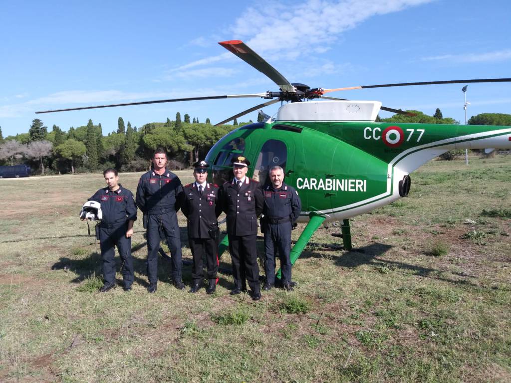 Scavi clandestini a Cerveteri, sopralluoghi e pattugliamenti in elicottero dei Carabinieri