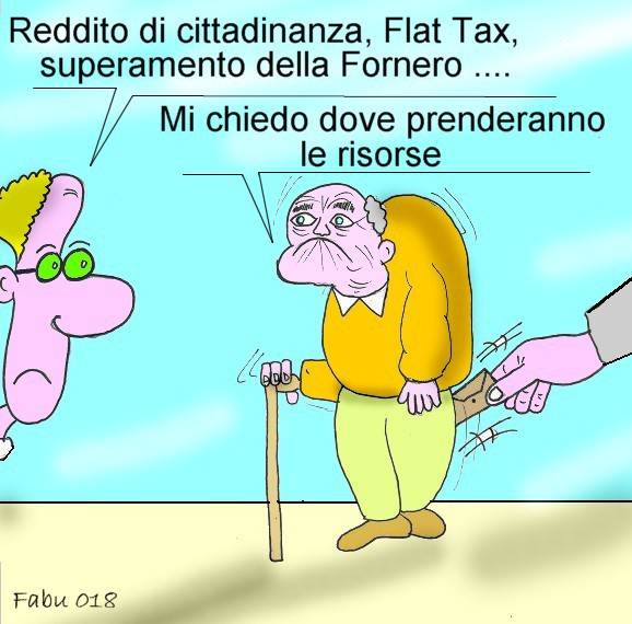 la vignetta di fabu, flat tax