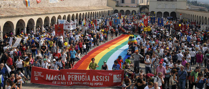 Domenica 7 ottobre Marcia Perugia-Assisi, per la pace e la fratellanza tra i popoli