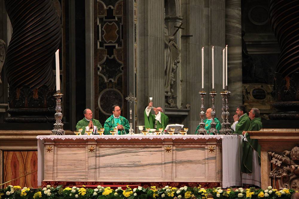 Sinodo dei Vescovi, Messa di Chiusura presieduta da Papa Francesco