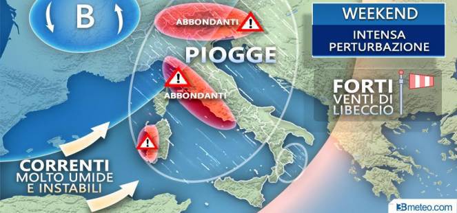 Maltempo e piogge autunnali in tutta Italia