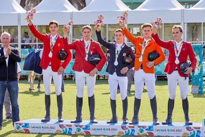 Buenos Aires 2018, Giacomo Casadei vince la medaglia d’argento nell’equitazione