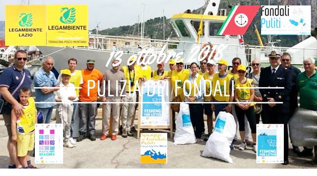 “Fishing for litter”, a Terracina grande successo per la pulizia dei fondali