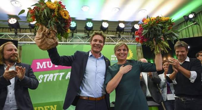 Gli alleati di Merkel crollano, boom di Verdi in Baviera