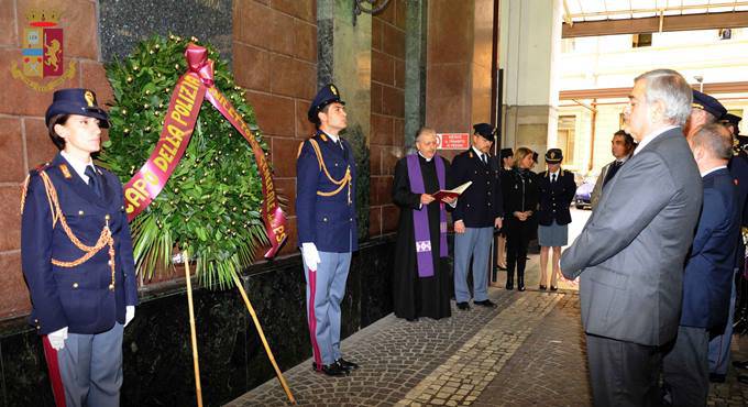 Roma, la Questura ricorda i caduti della Polizia di Stato