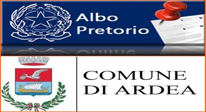 Copertina Albo Pretorio Ardea