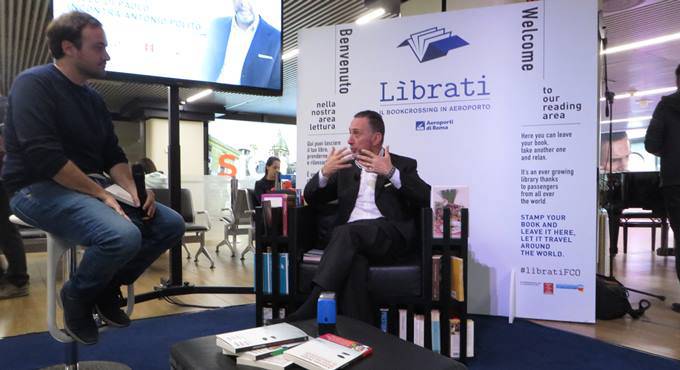 “Lìbrati”, all’aeroporto di Fiumicino Antonio Polito presenta il suo ultimo volume