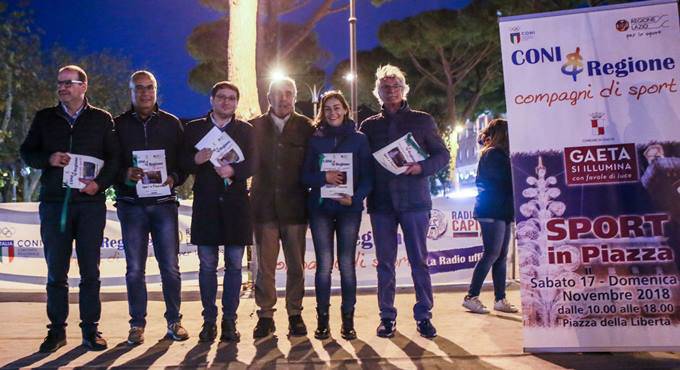 “Favole di Luce”, lo sport illumina le piazze di Gaeta