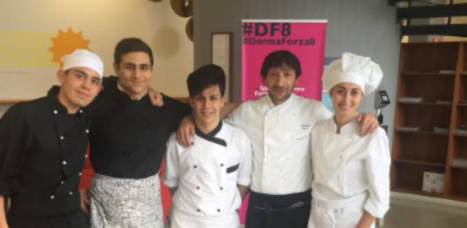 Digital kitchen lab: gli studenti dell’alberghiero di Ladispoli “sperimentano” con lo chef Maurizio Serva