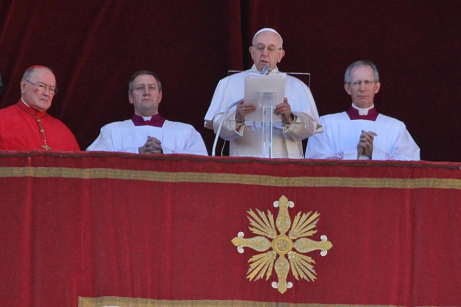 Natale, messaggio Urbi et Orbi di Papa Francesco