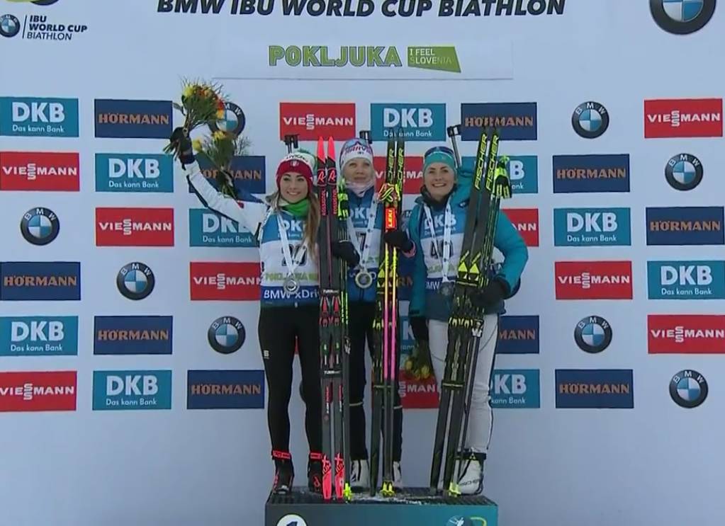 Biathlon, Dorothea Wierer seconda nella sprint di Slovenia