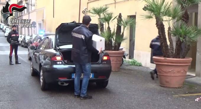 carabinieri roma sequestro di beni