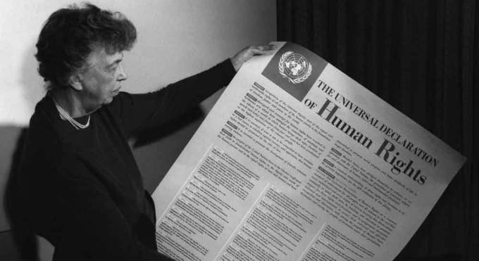 Eleanor Roosevelt - Dichiarazione Universale Diritti Umani