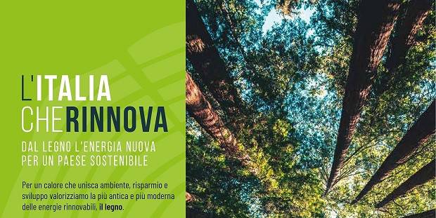 Al via “L’Italia che Rinnova”: campagna diretta ai cittadini sul “calore” verde che nasce da legno. Lazio e Toscana in testa per i maggiori consumi nel Centro Italia