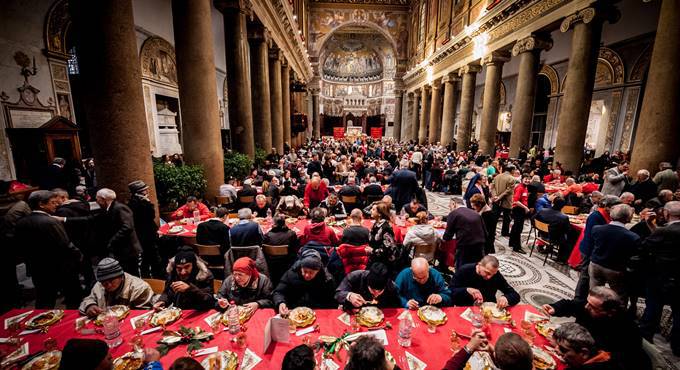 Civitavecchia, tornano i tradizionali pranzi di Natale di Sant’Egidio con i poveri