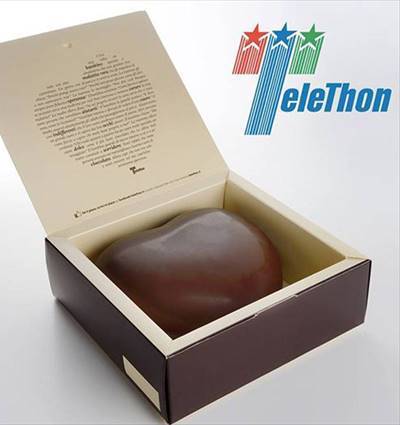 Il cuore di cioccolato di Fondazione Telethon arriva nelle piazze italiane