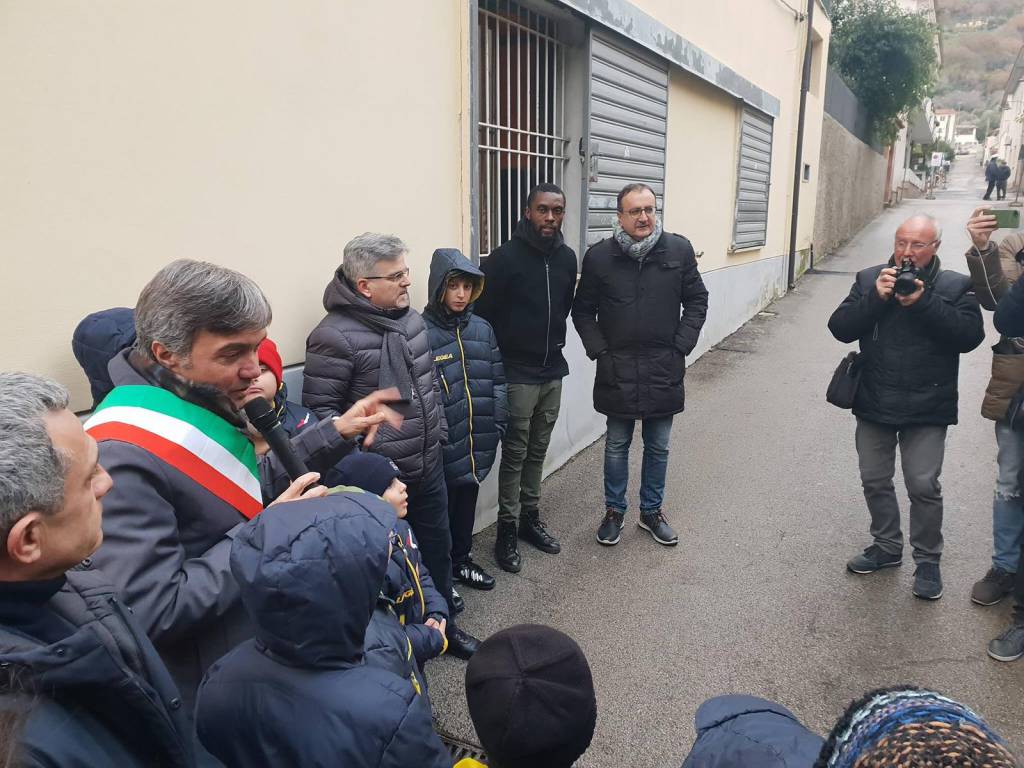 E’ nata Via Andrea Fortunato, Polito: “In ricordo di un grande campione”