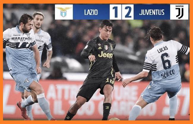 Lazio: cuore, gambe e tecnica non bastano contro una Juve spietata che vince 2 a 1 in rimonta