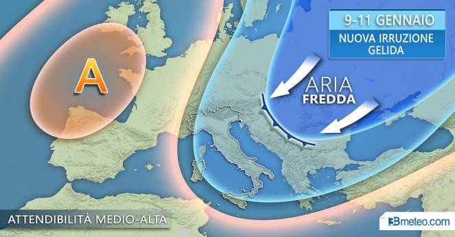 L’inverno arriva con gelo e neve a bassa quota: ecco dove