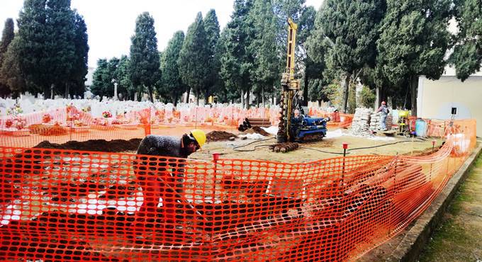 Cimitero di Gaeta, al via i lavori di costruzione di 240 nuovi loculi e 70 ossari