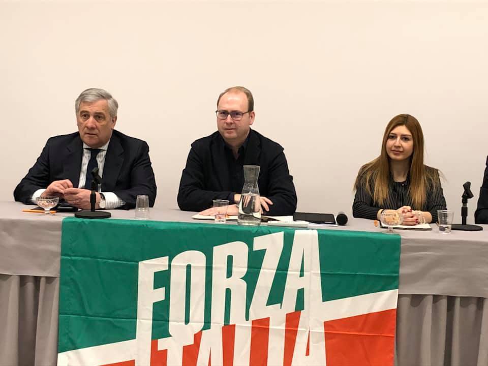 Antonio Tajani, incontra nella Capitale i quadri romani di Forza Italia