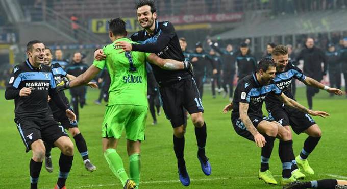 A San Siro la Lazio domina l’Inter e vola in semifinale di Coppa Italia