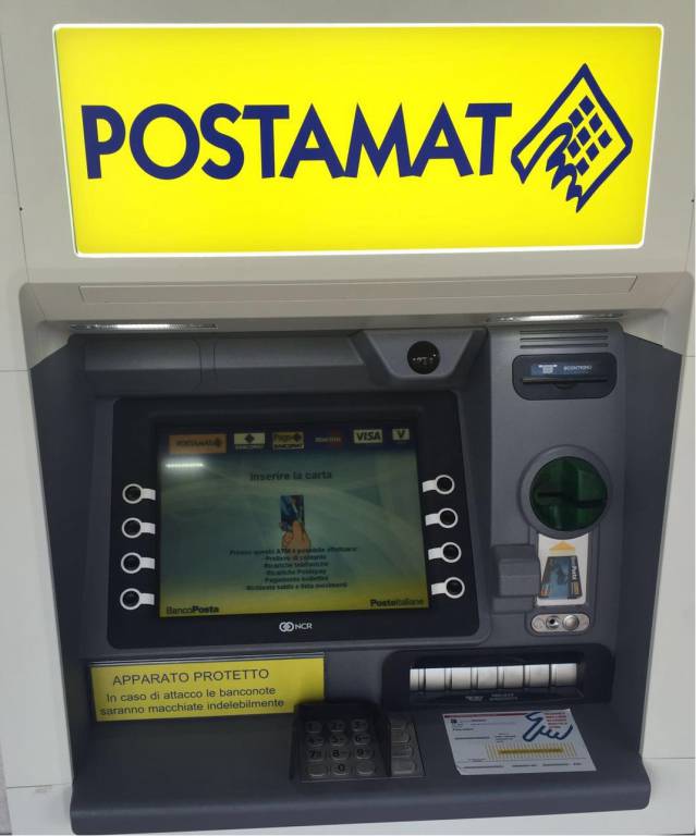 Ladispoli: nuovo Atm Postamat in via Mario Sironi