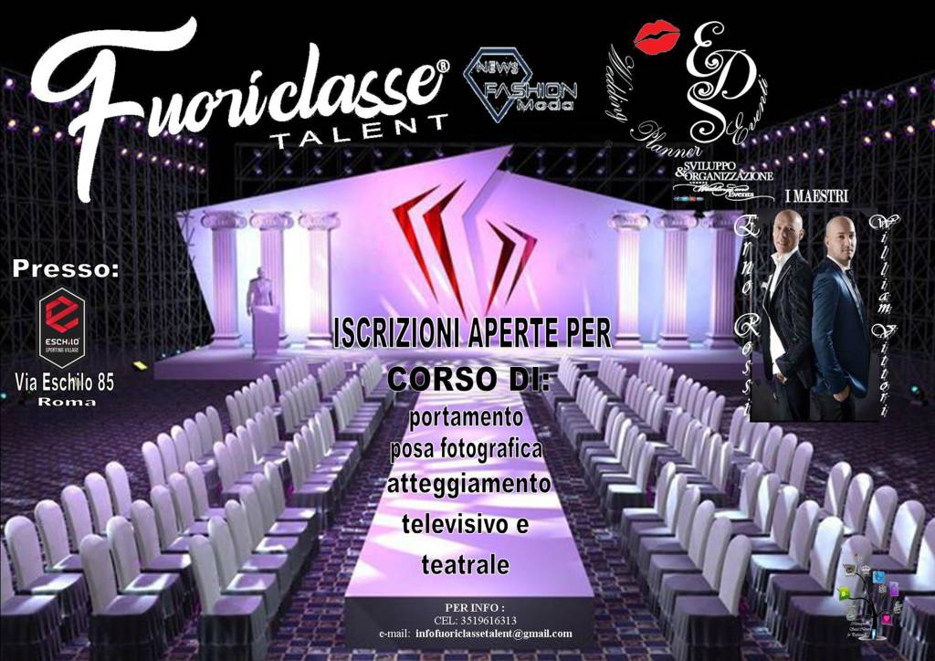 Corso di portamento con la  Azienda Wedding &amp; Event Eds WP Eventi Italian Luxury Brand