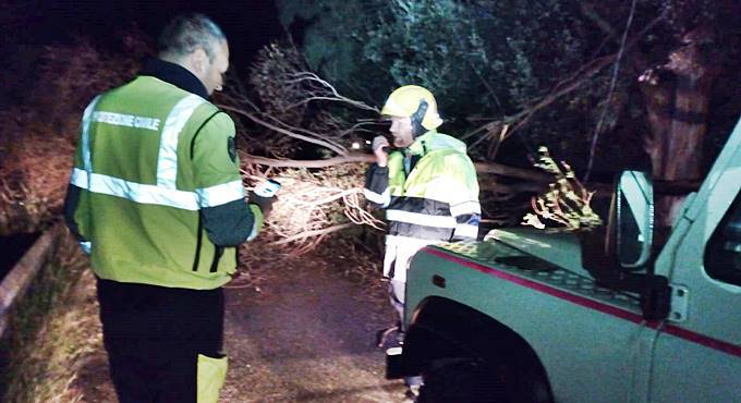 Maltempo: notte di lavoro per la Protezione Civile di Cerveteri