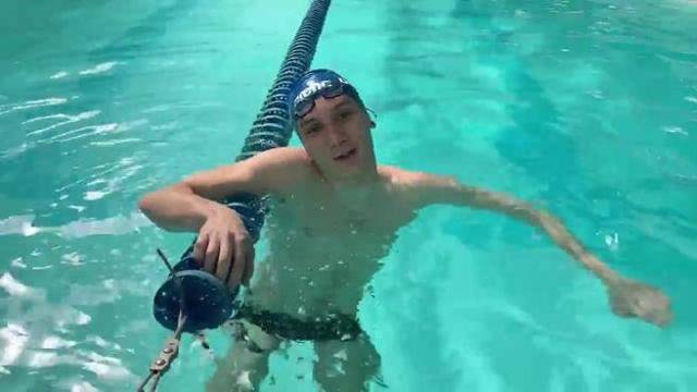 Manuel Bortuzzo in piscina: “Un’emozione bellissima”