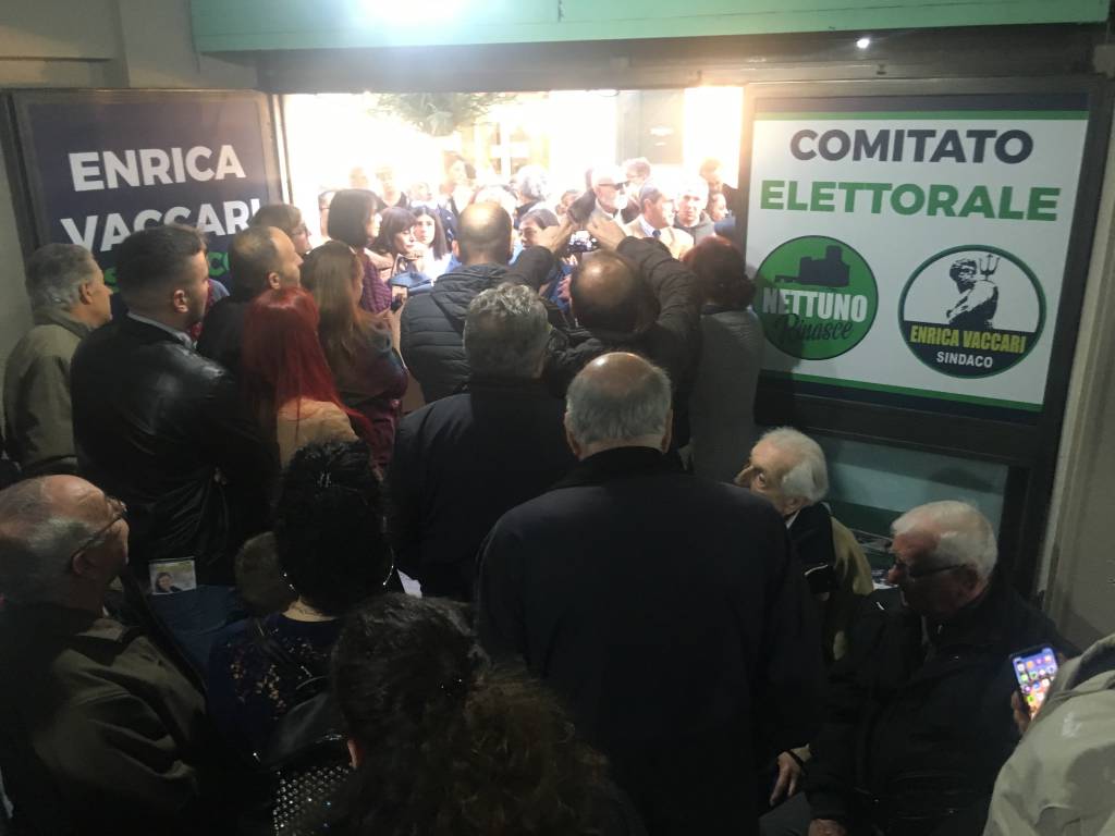 Nettuno, inaugurata la sede elettorale della candidata sindaco Enrica Vaccari