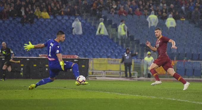 Dzeko-gol, e la Roma conquista i tre punti: con l’Udinese finisce 1-0