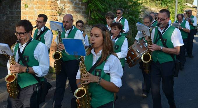Il Gruppo Bandistico Cerite in concerto nel centro storico di Cerveteri
