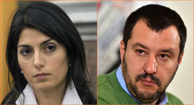 La Raggi replica a Salvini: “Basta chiacchiere, fa politica sulla pelle dei romani”