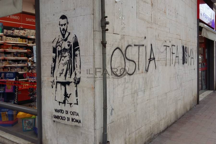 A Ostia un murales dedicato a Daniele De Rossi, &#8220;simbolo di Roma&#8221;
