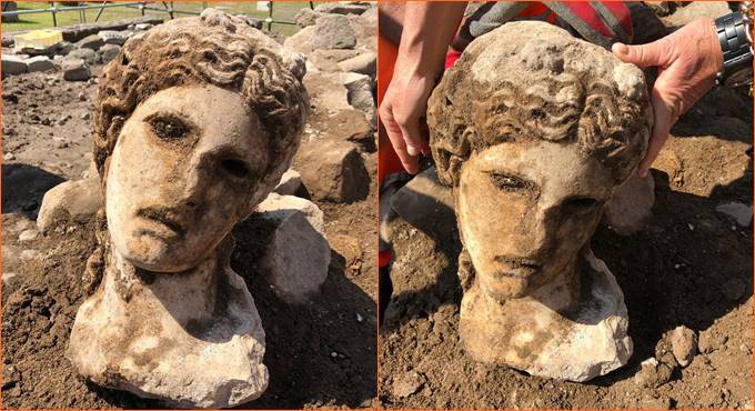 Roma continua a sorprendere: dagli scavi al Campidoglio emerge Dioniso